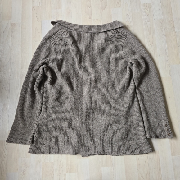Eileen Fisher 100% Baby Alpaca Button Front Cardigan Size XL - Picture 3 of 12